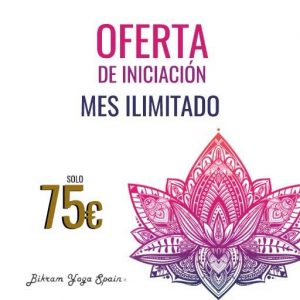 Oferta-Inicio-Mes-Boadilla Bikram Yoga Spain